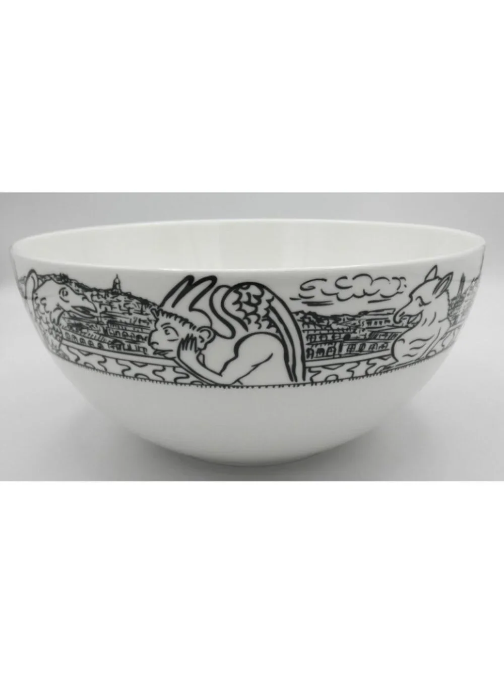 Parisian Scenes by Mikasa 8 5/8 Inch Serving Bowl Pattern Code: MIKPASC